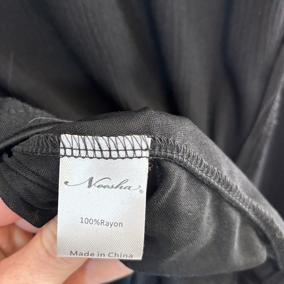 Black Asymmetrical Cut Out Cocktail Mini Dress - Picture 4 of 4